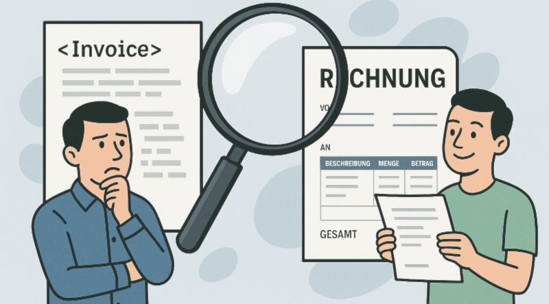 Visualisierung einer XRechnung